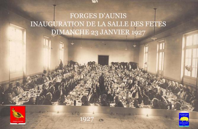 7 Salle des fêtes de Forges Inauguration 23 Janvier 1927