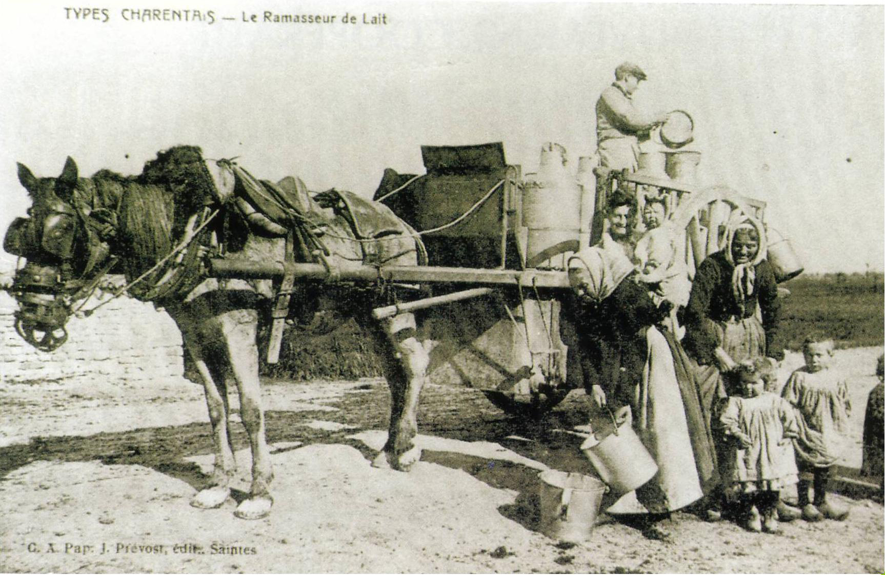 Le collecteur de lait aunis 1920